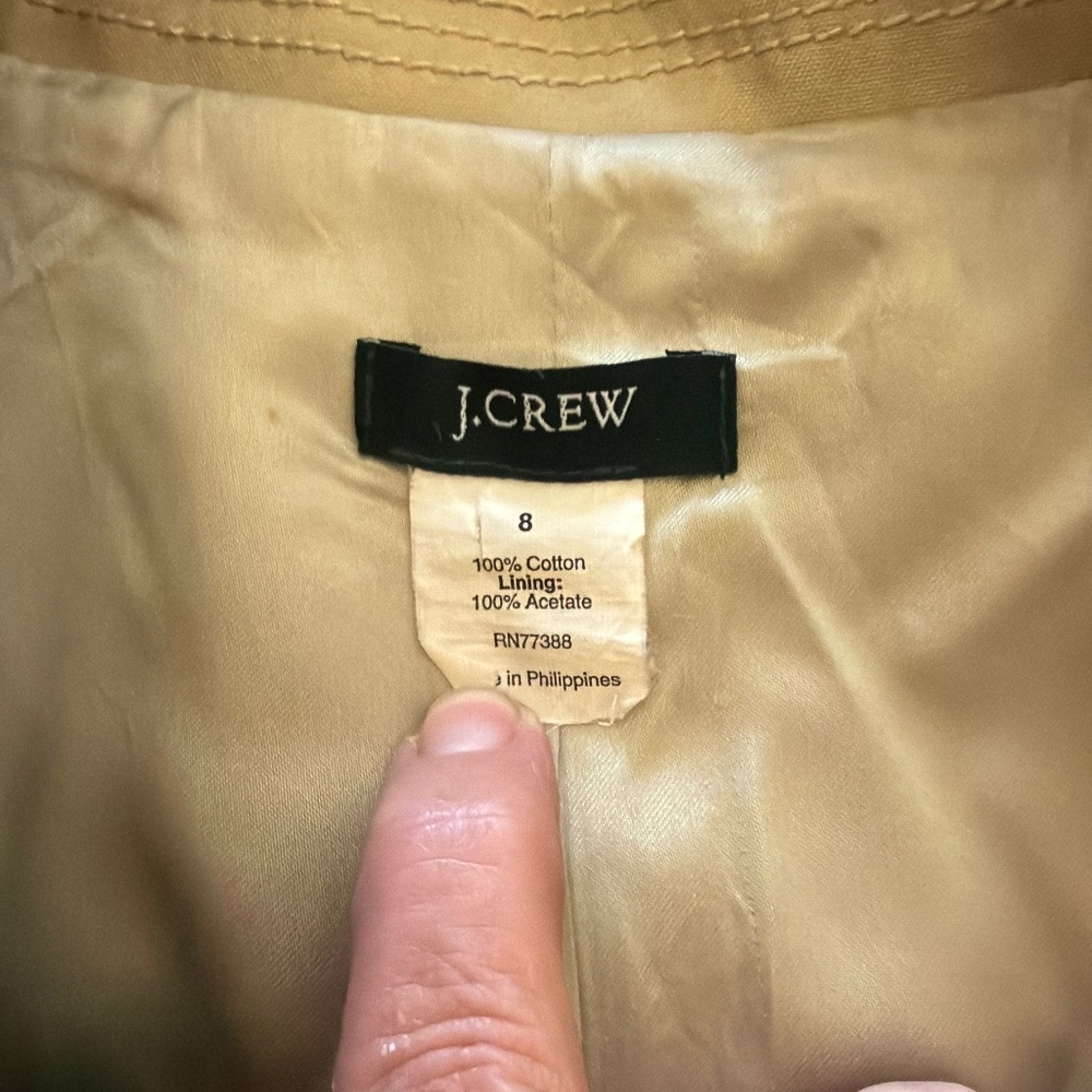 J. Crew trench coat